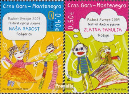 Montenegro 220-221 (kompl.Ausg.) Postfrisch 2009 Kindertreffen Freude Europas - Montenegro