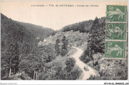 AFUP6-63-0523 - L'AUVERGNE - ST-ANTHEME - Vallée De L'enfer - Auvergne Types D'Auvergne