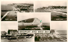 73903753 Bridport Dorset UK West Bay The Harbour East Cliff West Bay From Cliffs - Sonstige & Ohne Zuordnung