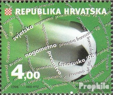 Kroatien 460 (kompl.Ausg.) Postfrisch 1998 Fussball WM Frankreich - Kroatië