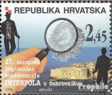 Kroatien 458 (kompl.Ausg.) Postfrisch 1998 Regionalkonferenz INTERPOL - Kroatien