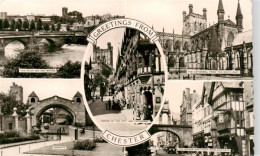 73903718 Chester  Cheshire UK The River Dee Newgate Corner And Cathedral The Bri - Altri & Non Classificati