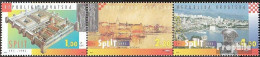 Kroatien 314-316 Dreierstreifen (kompl.Ausg.) Postfrisch 1995 Stadt Split - Kroatien