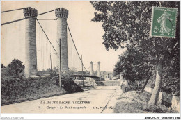 AFWP3-70-0234 - La Haute-saône Illustrée - GRAY - Le Pont Suspendu  - Gray