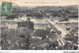 AFWP3-70-0252 - GRAY - Panorama - Port Villeneuve Et Chaussée D'arc - Gray