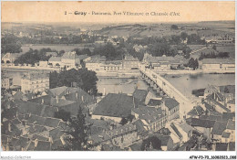 AFWP3-70-0230 - GRAY - Panorama - Port Villeneuve Et Chaussée D'arc - Gray