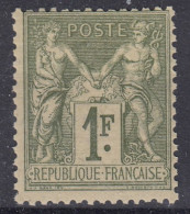 TIMBRE FRANCE SAGE 1F N/U N° 82 NEUF * GOMME TRACE DE CHARNIERE - COTE 225 € - 1876-1898 Sage (Type II)