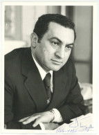 Egypt Husni Mubarak (1928-2020) Staatsmann Autograph Foto Ca. 1976 Ägypten - Politiques & Militaires