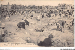 AIGP1-62-0034 - BERCK-PLAGE - La Plage Un Jour De Concours De Travaux En Sable - Berck