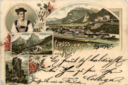 Gruss Aus Kufstein - Litho - Kufstein