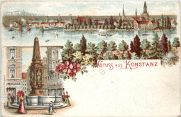 Gruss Aus Konstanz - Litho - Konstanz