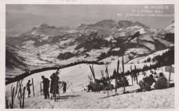 74 MEGEVE - Mt D'Arbois 1830    Arrivée Au Chalet Idéal Sport   TB PLAN   1937.     RARE - Megève