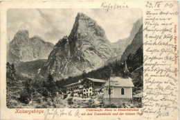 Unterkunftshaus In Hinterbärnbad Mit Dem Todtenkirchl U.d.kl. Halt - Kufstein