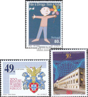 Portugal 2172A,2173,2205 (kompl.Ausg.) Postfrisch 1997 Anti-Drogen-Kampagne, Kredit, LNEC - Nuovi