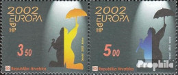 Kroatien 610-611 Paar (kompl.Ausg.) Postfrisch 2002 Europa: Zirkus - Kroatien