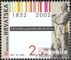 Kroatien 604 (kompl.Ausg.) Postfrisch 2002 Wirtschaftskammer - Kroatië