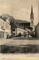 Admont/Steiermark - Admont, Stiftskirche Mit Dem Hahnenstein - Admont