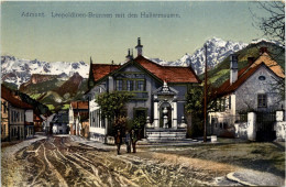 Admont/Steiermark - Leopoldinen-Brunnen Mit Den Hallermauern - Admont