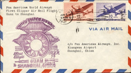 1947-U.S.A. (Guam) I^volo Guam Shanghai Del 6 Giugno Su Pan American World Airwa - Guam