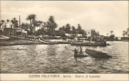 1911/12-"Guerra Italo-Turca,Derna Sbarco Di Legname" - Tripolitaine