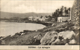 1911/12-"Guerra Italo-Turca,Derna La Spiaggia" - Tripolitaine