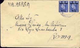 1950-Tripolitania Occupazione Inglese B.A.cat.Sassone Euro 200, Lettera Con Test - Tripolitaine