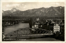 Villach/Kärnten - Villach, Draubrücke Mit Mittagskogel - Villach