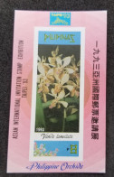 Philippines Orchids 1993 Flower Flowers Flora Orchid (ms) MNH *Taiwan TAIPEI '93 *imperf - Filippine