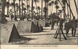 1911/12-"Guerra Italo-Turca,accampamento Tra I Palmizi Al Confine Dell'oasi Di T - Tripolitania