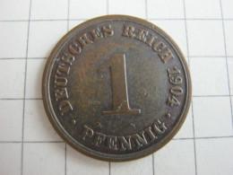 Germany 1 Pfennig 1904 A - 1 Pfennig