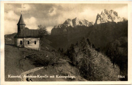 Kaisertal, Antonius-Kapelle Mit Kaisergebirge - Kufstein