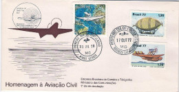 1977/78-Brasile Con Doppia Affrancatura Per Il 50^ Anniversario Del Raid Savoia  - Posta Aerea