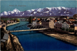 Villach/Kärnten - Villach, Mit Draubrücke - Villach