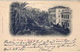 1899-"Bordighera Route Romaine"annullo Tondo Riquadrato Di Ventimiglia - Imperia