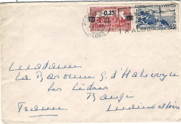 1938-Algeria Lettera Diretta In Francia Affrancata Con Due Commemorativi - Other & Unclassified