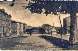 1907-"Modena Viale Margherita" Lieve Irregolarita' In Alto - Modena