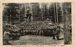 Sonntagnachmittag Im Waldlager - War 1914-18