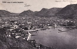 1908-Como Verso Il Castello Baradello, Cartolina Viaggiata - Como