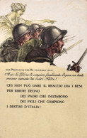 1920ca.-Chi Non Può Dare Il Braccio Dia I Beni Per Essere Degno Dei Padri,cartol - Patriotiques