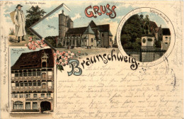 Gruss Aus Braunschweig - Litho - Braunschweig