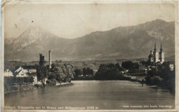 Villach/Kärnten - Villach, Draupartie Mit Hl. Kreuz Und Mittagskogel - Villach