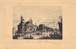 1913-Isola Di San Michele La Laguna Di Venezia Da Incisioni Del 1700, Cartolina  - Venezia (Venice)