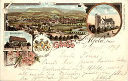 Gruss Aus Alfeld Leine - Litho - Alfeld