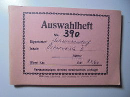 Auswahlheft Nr. 390 20 Blätter 105 Briefmarken  Österreich Ca. 1935-1962/Mi Nr. 577-1118, Unvollständig - Collections