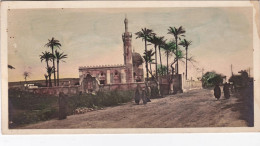 1920ca.-Egitto Mini Cartolina (14x7 Cm.) Foto Acquerellata "Alexandria Mosque Si - Sonstige & Ohne Zuordnung