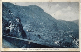 1941-Lecco Onno Panorama Della Provinciale Onno Valbrona , Cartolina Affrancata  - Lecco