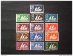 STAMPS St PIERRE & MIQUELON 1942 SERIES DE LONDRES PERF 14 1/2 X 14 MNH - Unused Stamps