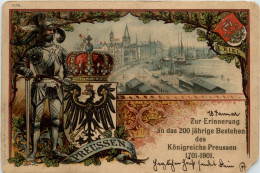 Kiel - 200jähriges Bestehen Des Königreich Preussens - Litho - Kiel