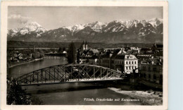 Villach/Kärnten - Villach, Draubrücke Mit Karawanken - Villach