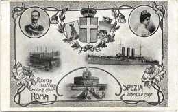 1907-La Spezia Ricordo Del Varo Della R.Nave ROMA - La Spezia